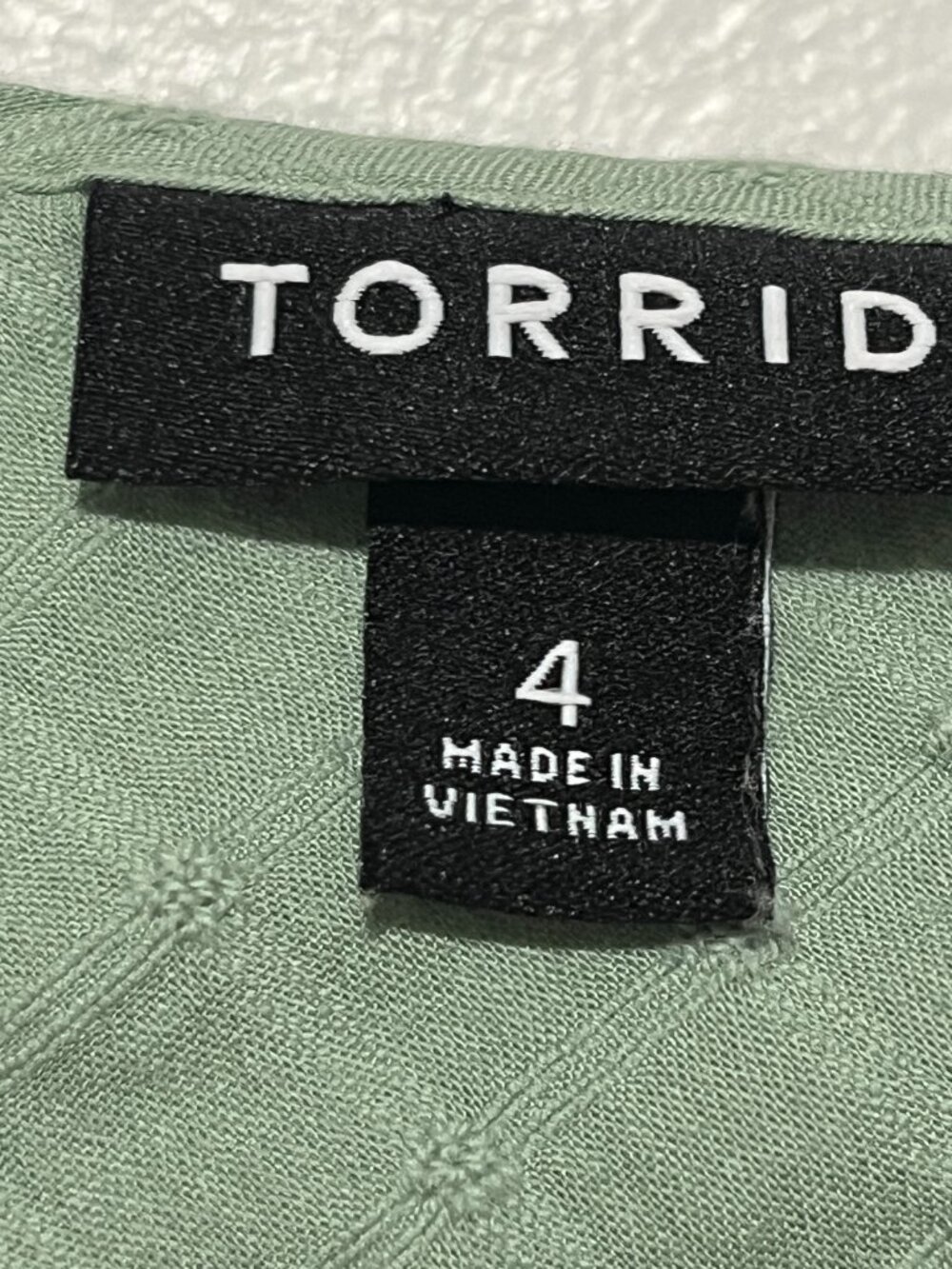 Torrid Womens Gauzy Cottagecore Blouse 4X Green Flutter Sleeve Boho Herbalist - Picture 5 of 9